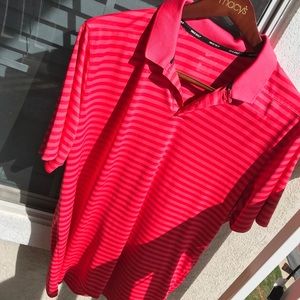 NIKE GOLF Men's Red XL DRI-FIT Polo